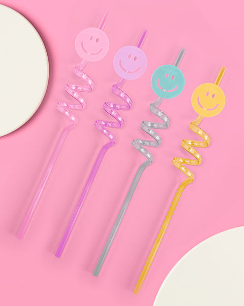 Smiley Sippers - 16 pouches + straws – xo, Fetti