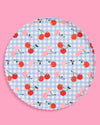 Cherry Plates - 24 paper plates