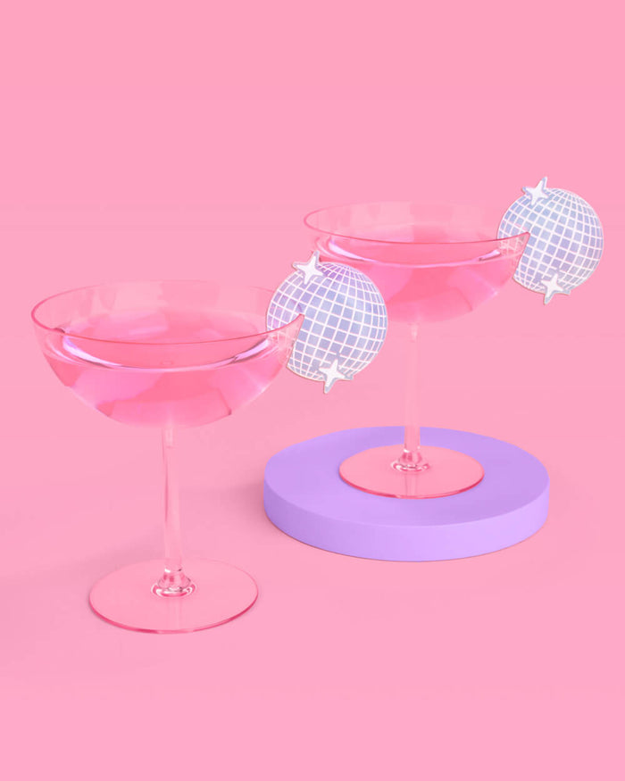 Disco Drink Markers - 8 drink markers