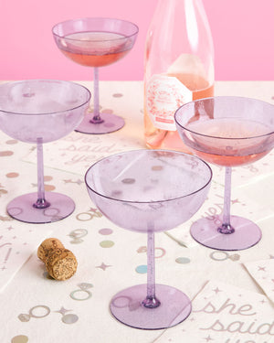 It's Disco, Baby! Coupe Set - 4 plastic glasses