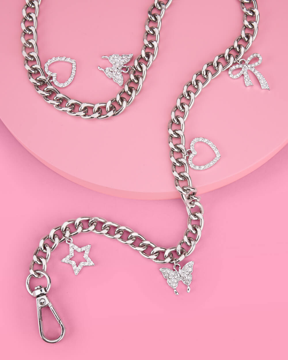 Good Idea Concert Strap - 23" chain + rhinestone charms