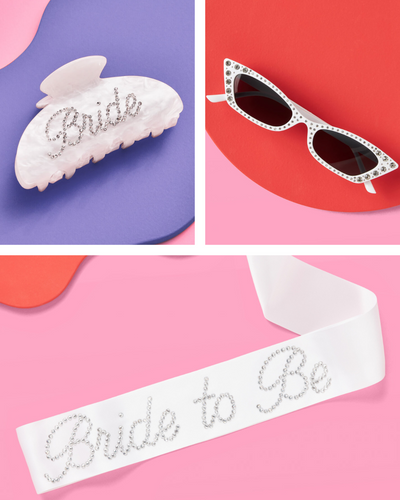 Bachelorette Bridal Veil Bride-To-Be Sash – Shop At Home Bride