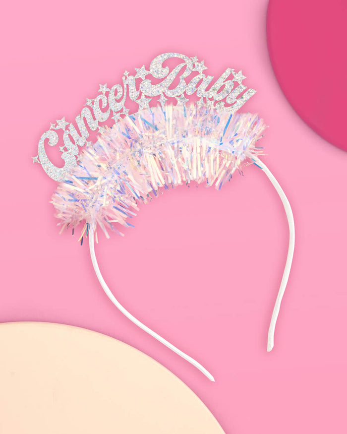 Cancer Baby Headband - fringe headband