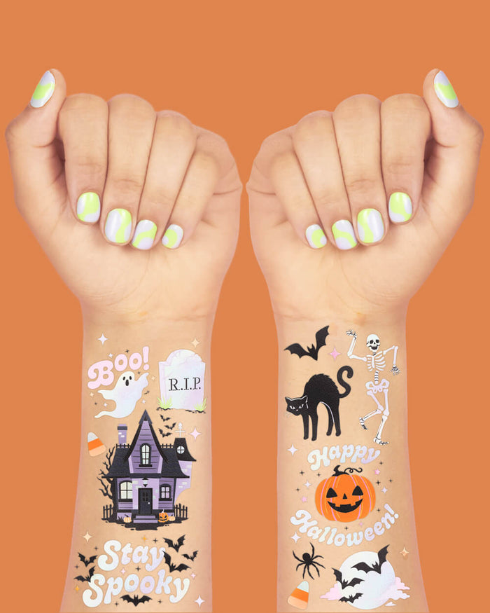 Halloween Tattoos - 50 temporary tattoos