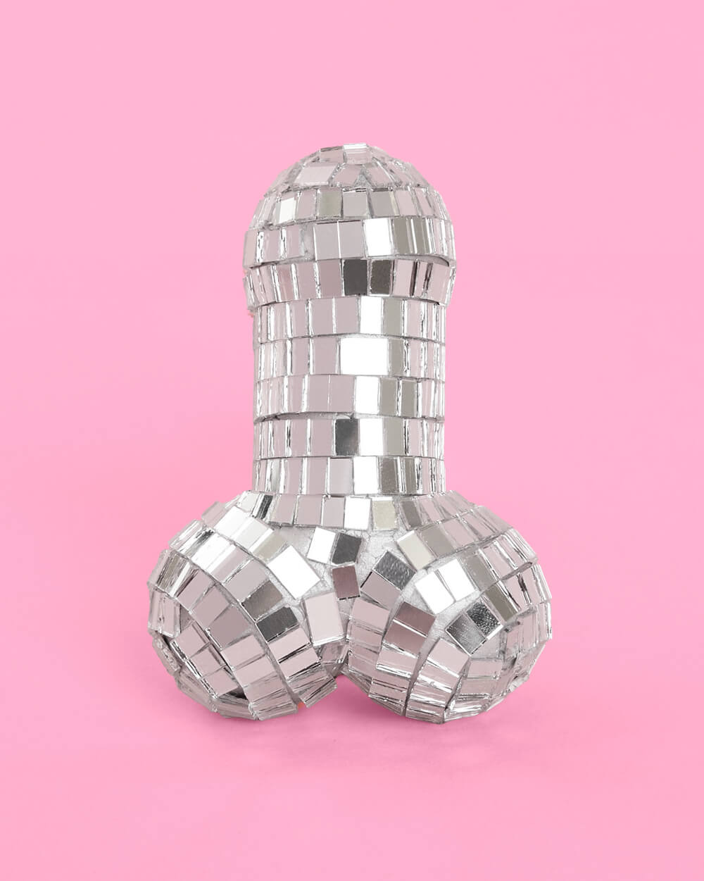 Penis Disco Topper Set - 3 mirrored cake toppers