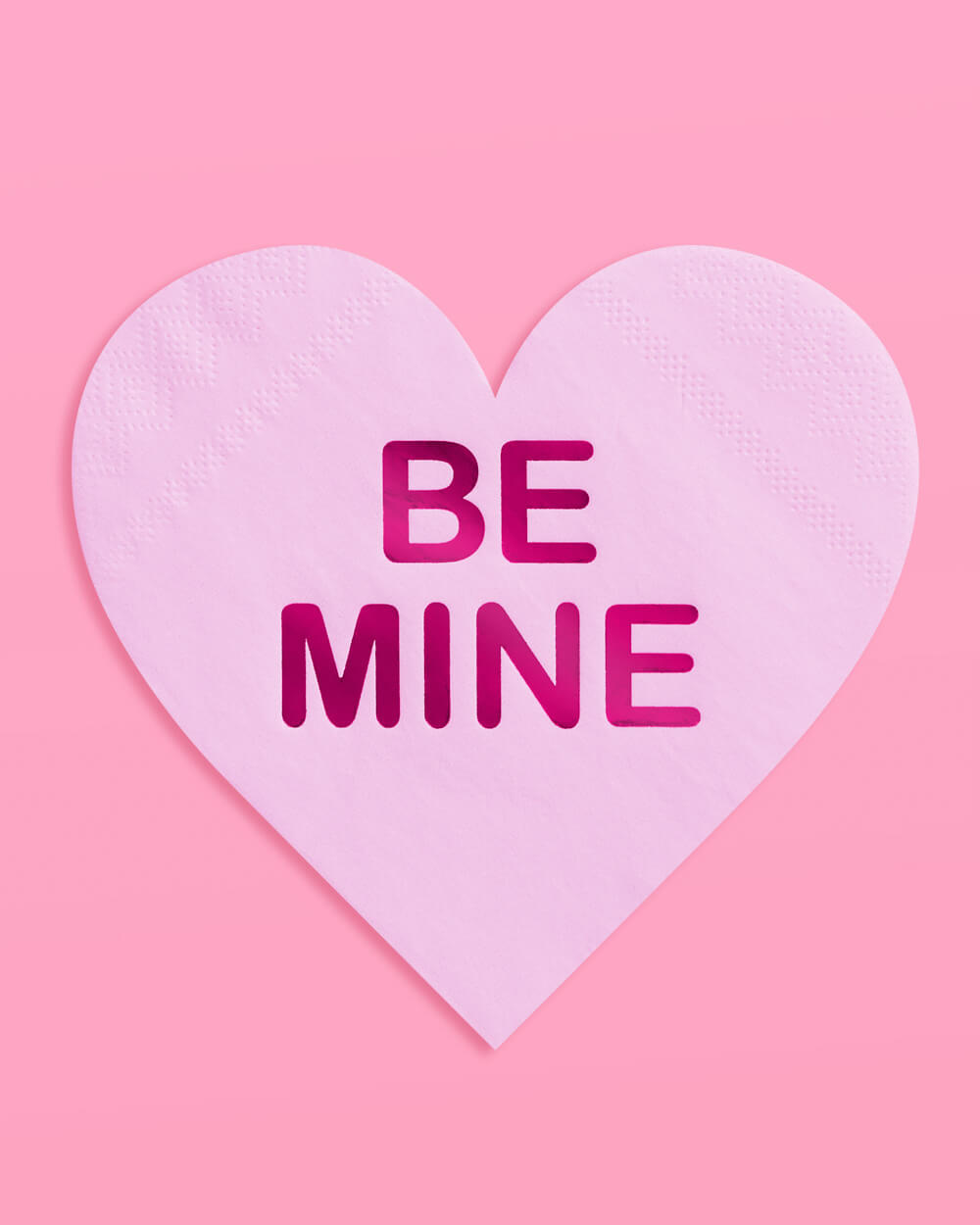 Be Mine Napkins - 24 foil napkins