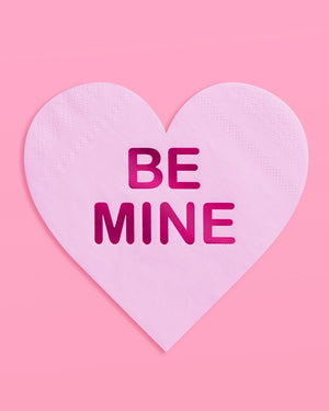 Be Mine Napkins - 24 foil napkins