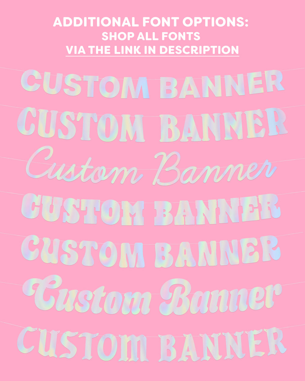 Pretty Custom Banner - customizable banner