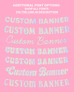 Gatsby Custom Banner - customizable banner