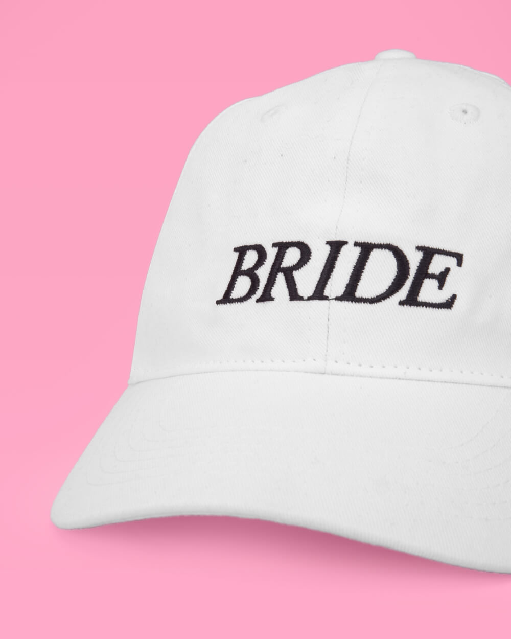 Bride Baseball Hat - embroidered cotton hat