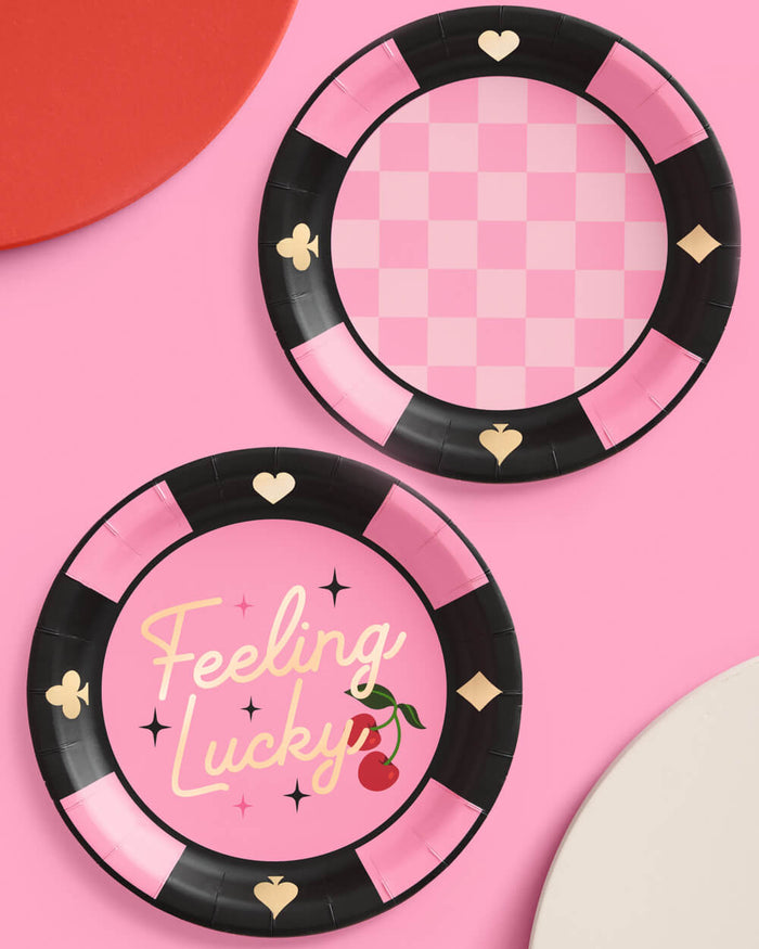 Feeling Lucky Plates - 24 paper plates