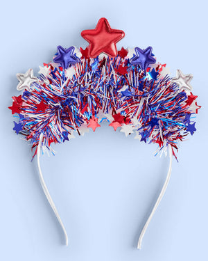 Stars & Stripes Headband - fringe + stars