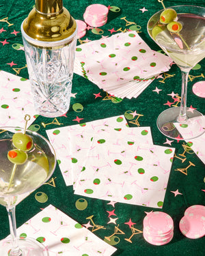 Martini Napkins - 25 paper napkins