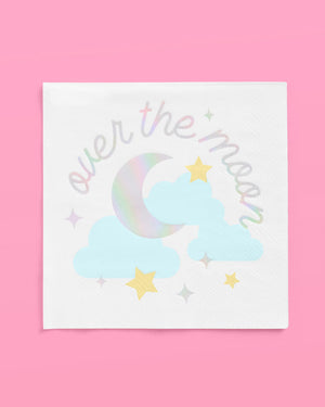 Over the Moon Napkins - 50 paper napkins