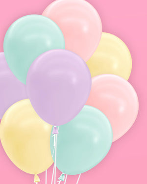 Pastel Balloon Pack - 24 matte balloons