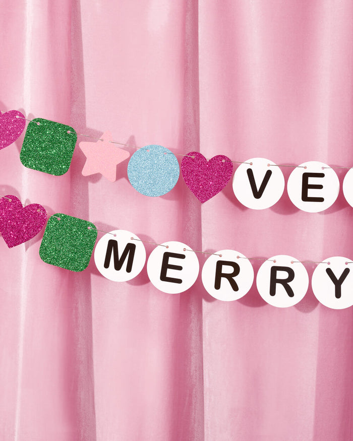 Very Merry Era Banner - friendship bracelet banner