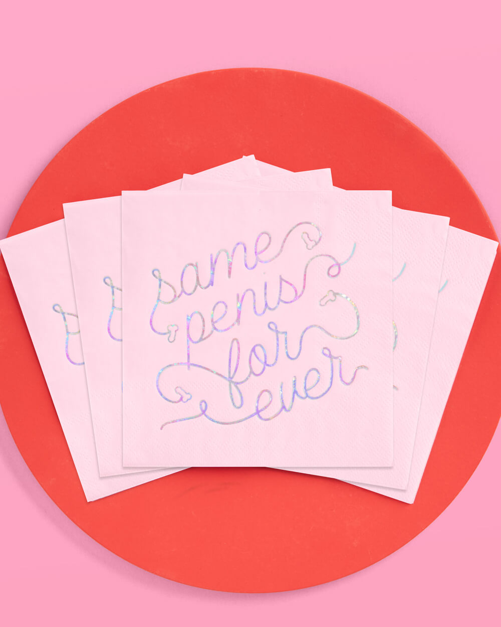 Same Penis 4ever Napkin - 50 printed napkins