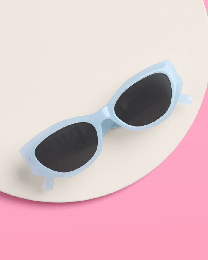 Something Blue Sunnies - bride embossed sunglasses