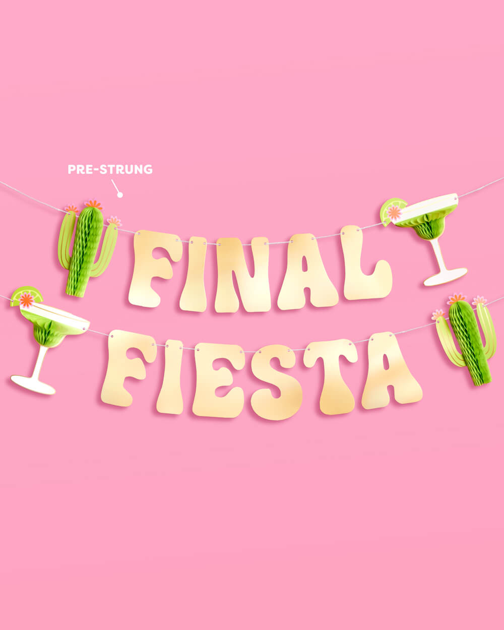 Final Fiesta Banner - 3D paper banner