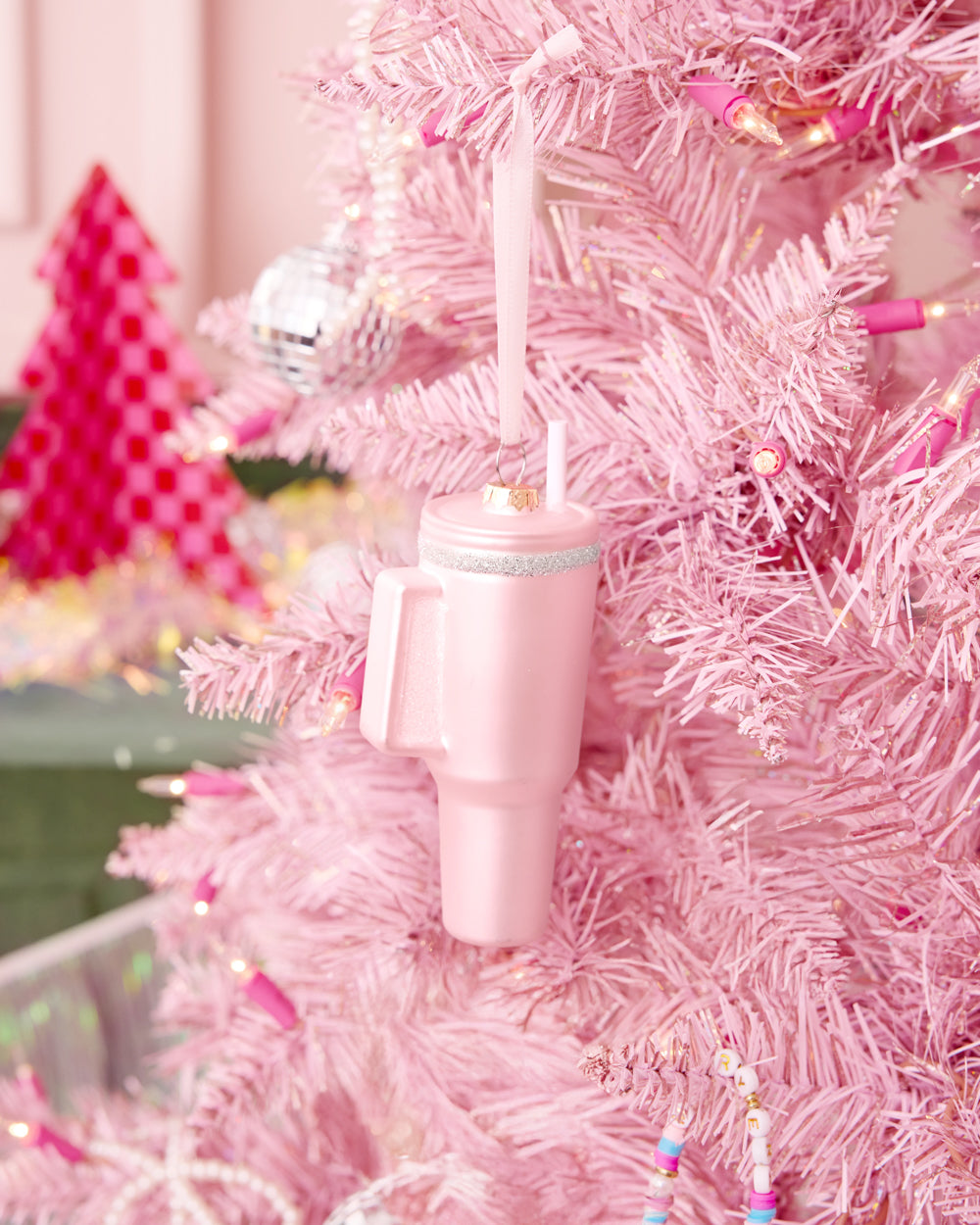 Hydration Queen Ornament - pearl pink ornament