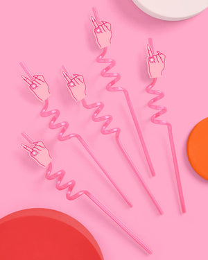 Bling Ring Straws - 12 reusable straws