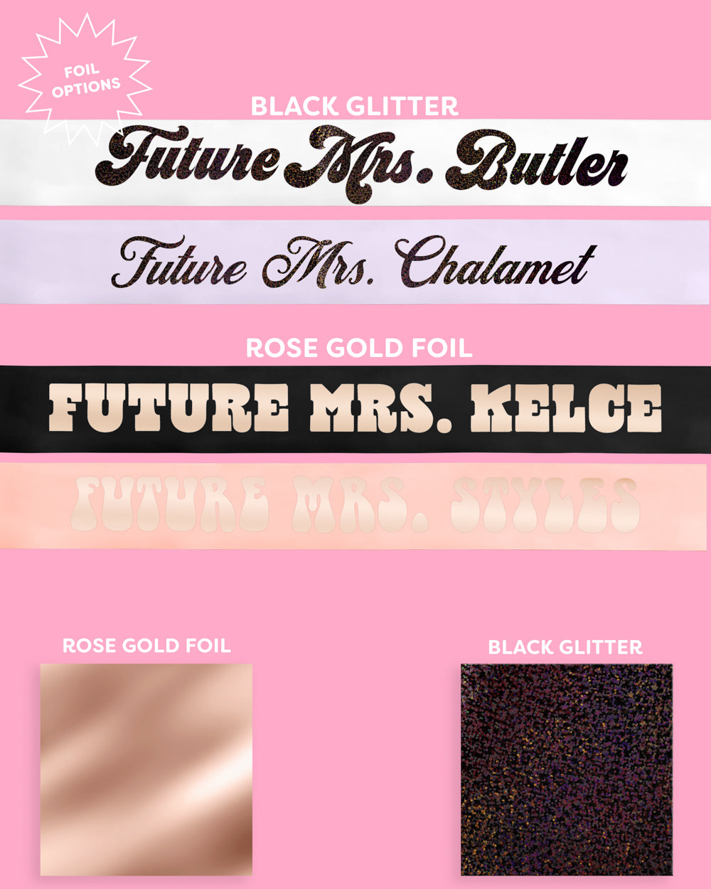 Future Mrs Sash - customizable sash