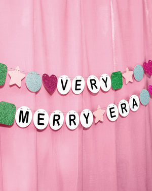 Very Merry Era Banner - friendship bracelet banner