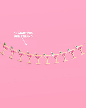 Martini Banner - 3D paper banner