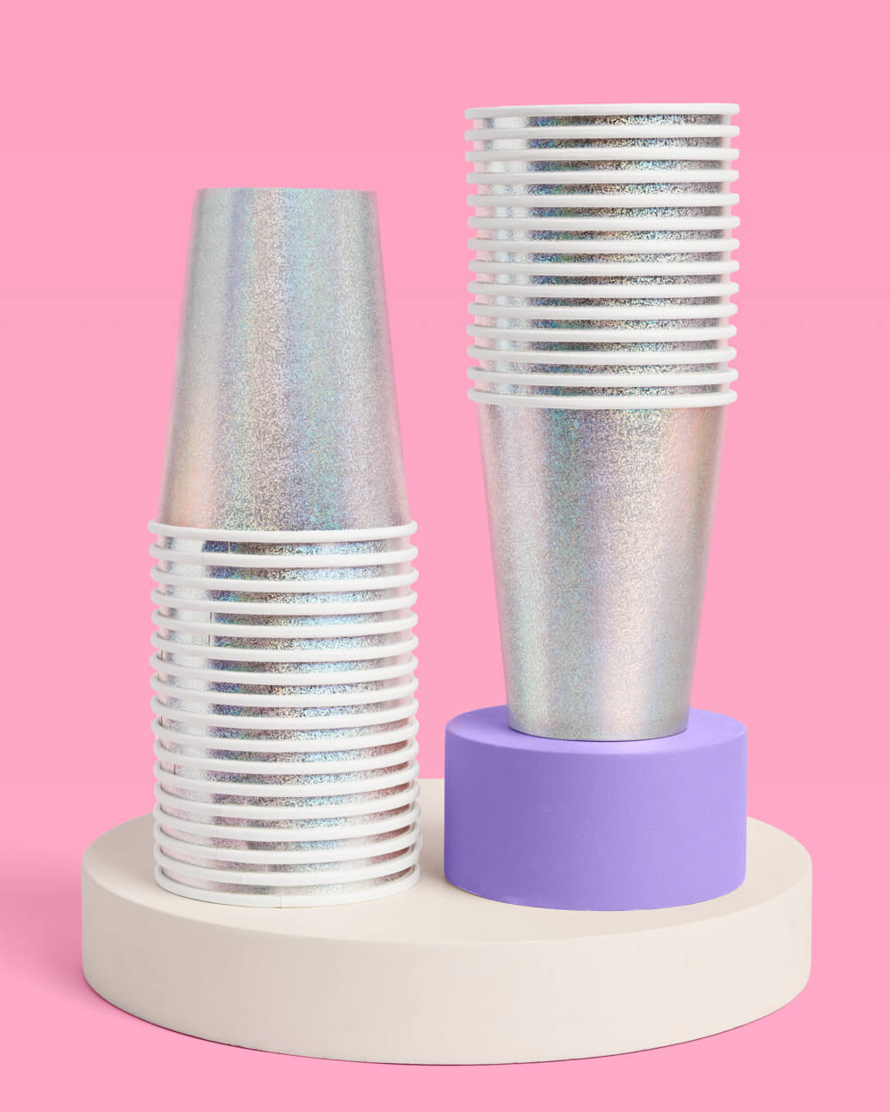 Shimmer Cups - 50 paper cups