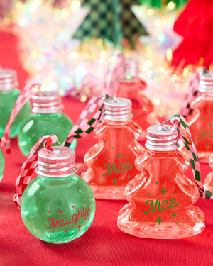 Christmas Spirit Ornaments - 10 shot glass ornaments