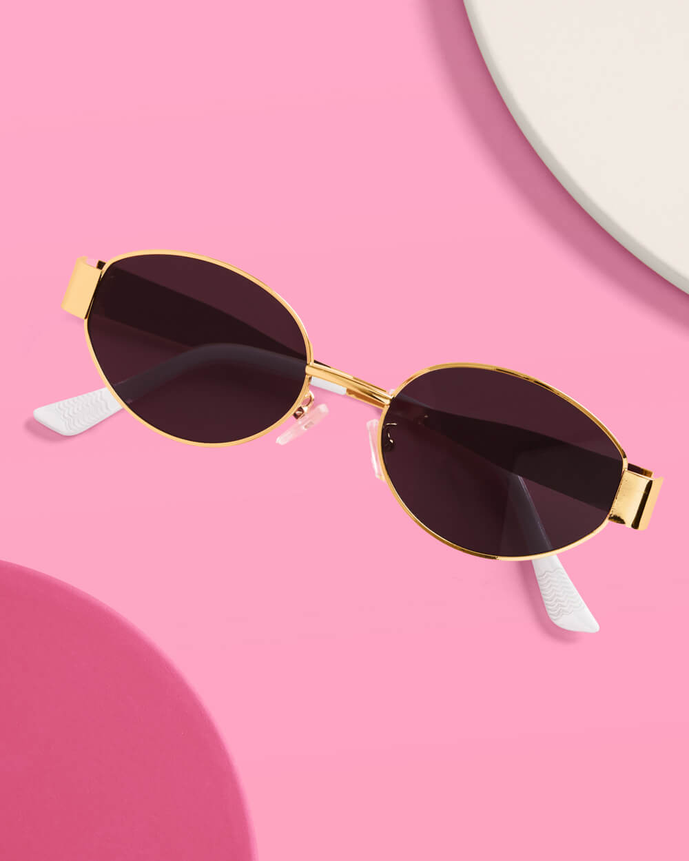 Golden Bride Sunnies - pearl embossed sunglasses