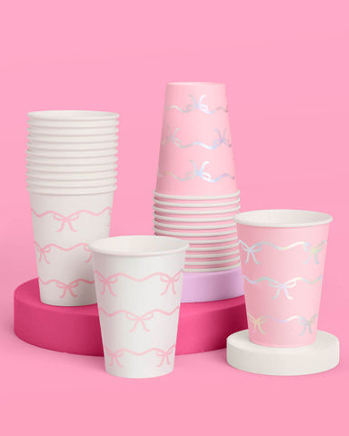 Tying the Knot Cups - 24 paper 14 oz cups