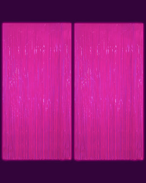 Rave Girl Glo Curtain - neon curtain