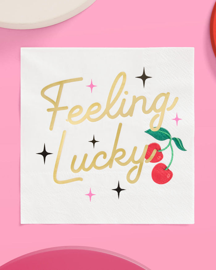 Feeling Lucky Napkins - 25 paper napkins