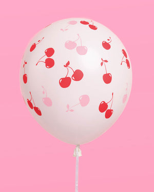 Cherry Balloon Pack - 24 latex balloons