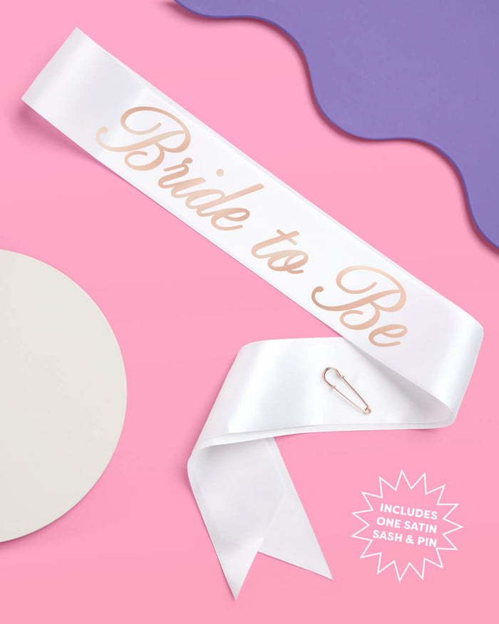 Love in Luxe Kit - bride to be sash + veil