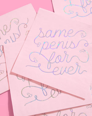 Same Penis 4ever Napkin - 50 printed napkins