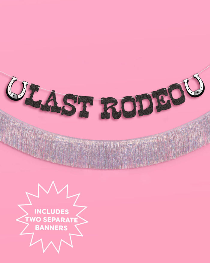 Last Rodeo Banner - two piece banner