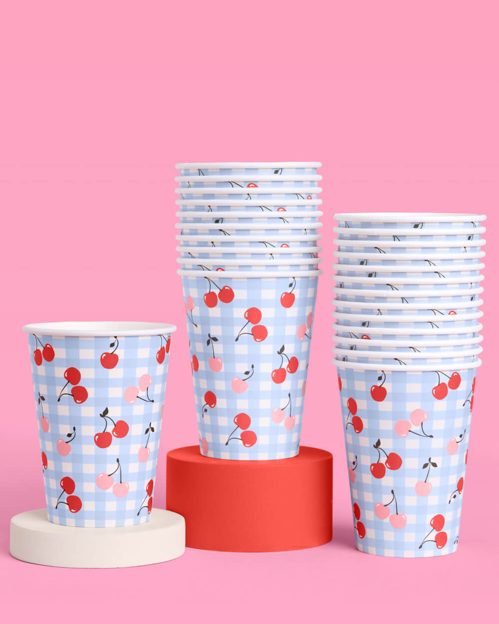 Cherry Cups - 24 paper cups