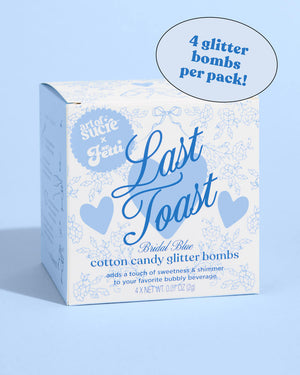 Last Toast Glitter Bombs - 4 cotton candy glitter bombs