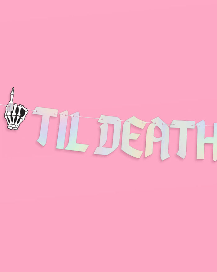 Till Death Banner - two piece banner