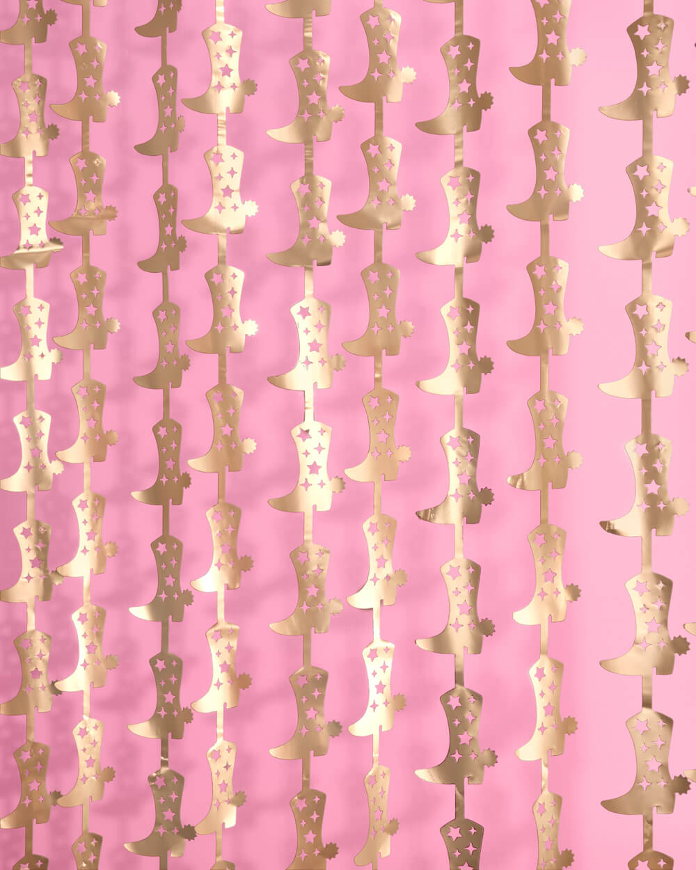 Gold Rush Curtain - gold foil curtain