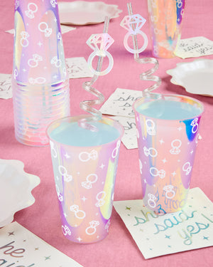 Engaged Era Cups - 16 plastic cups