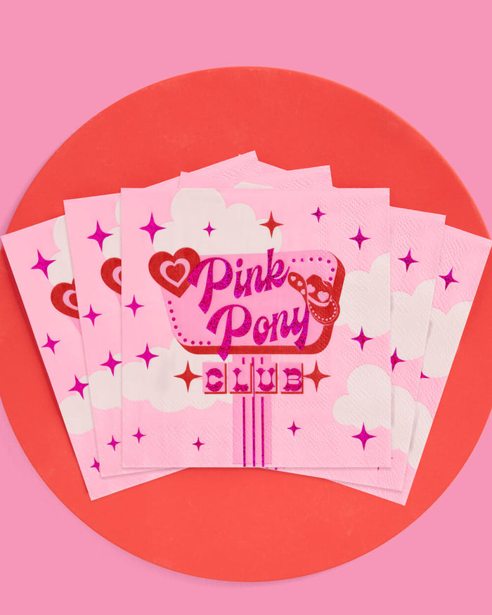 Pink Pony Club Napkins - 25 paper napkins