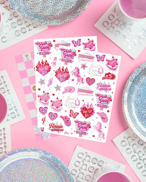 Pink Pony Club Tats - 54 temporary tattoos