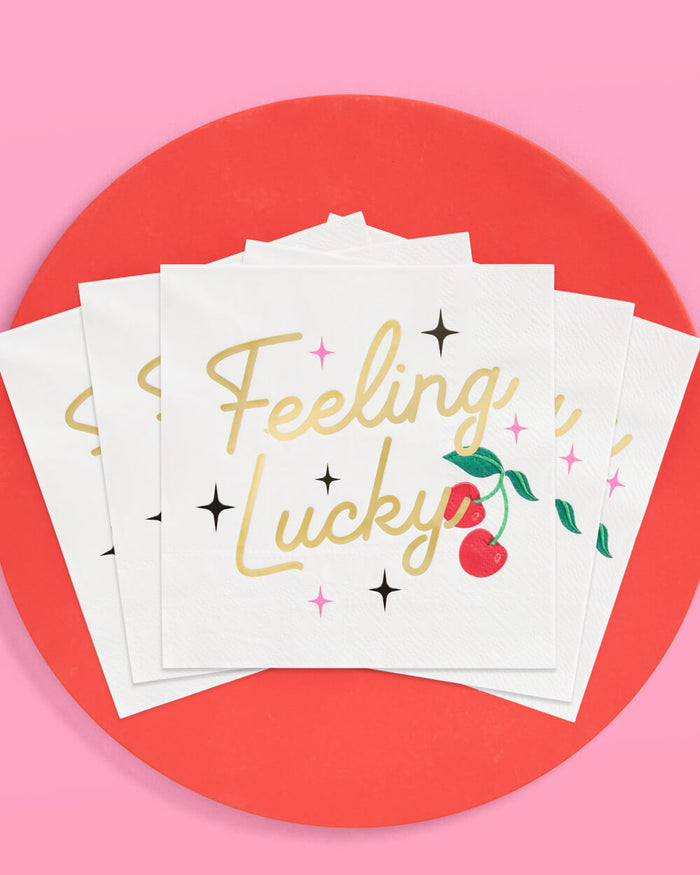 Feeling Lucky Napkins - 25 paper napkins