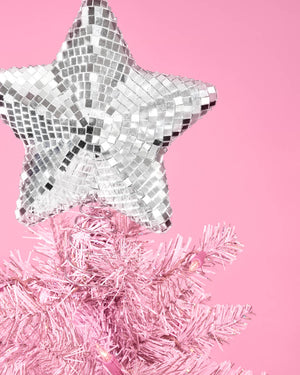 Disco Star Tree Topper - christmas tree topper