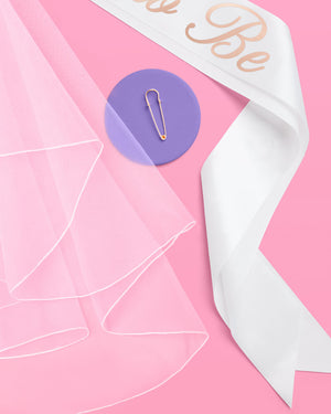 Love in Luxe Kit - bride to be sash + veil