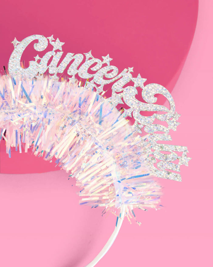 Cancer Baby Headband - fringe headband