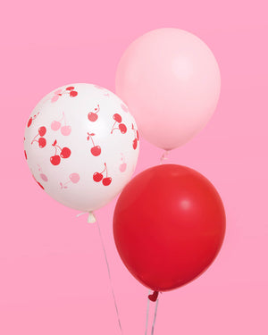 Cherry Balloon Pack - 24 latex balloons